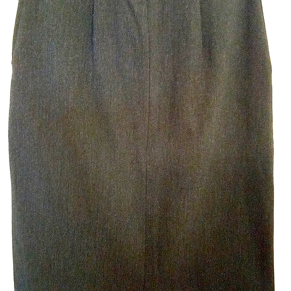 GAP  Grey Front Opening Tie Pencil Skirt - Picture 3 of 9